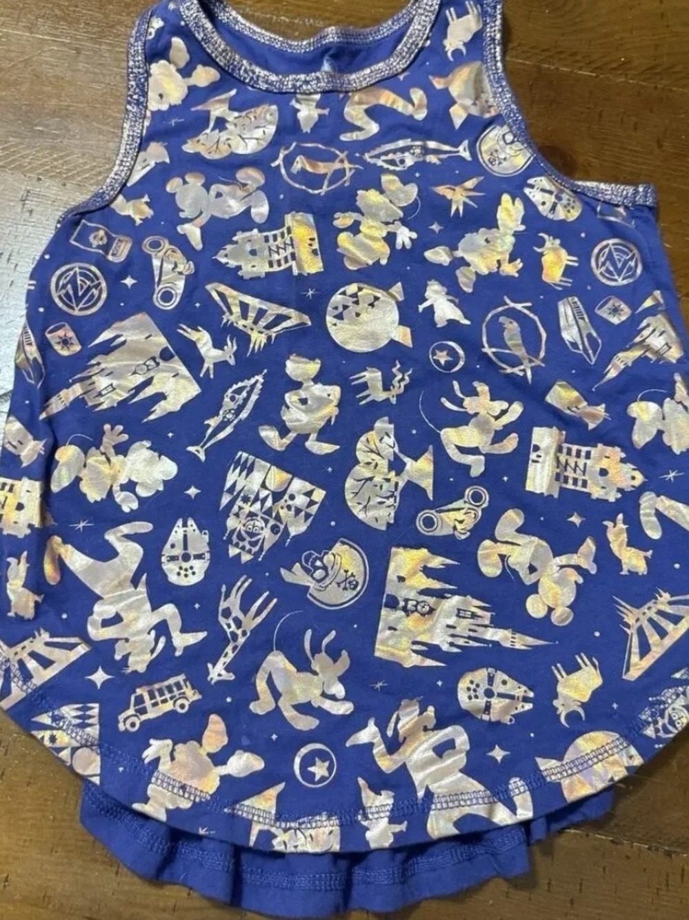 Walt Disney World 50th Anniversary girls' tank Size Xs (4t)
